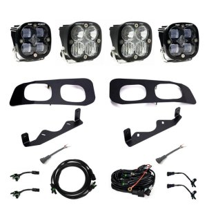 Ford F350 Fog Pocket Kit - Baja Designs - Squadron SAE/Pro - Clear - `23-`27 Ford F350 Fog Pocket Kit - Baja Designs - Squadron SAE/Pro - Clear - `23-`27